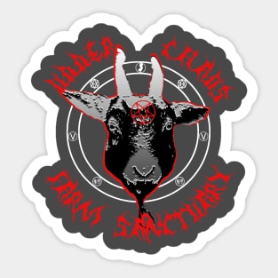 Udder Chaos Gary the Goat Sticker